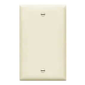 1-Gang Blank Wall Plate Light Almond