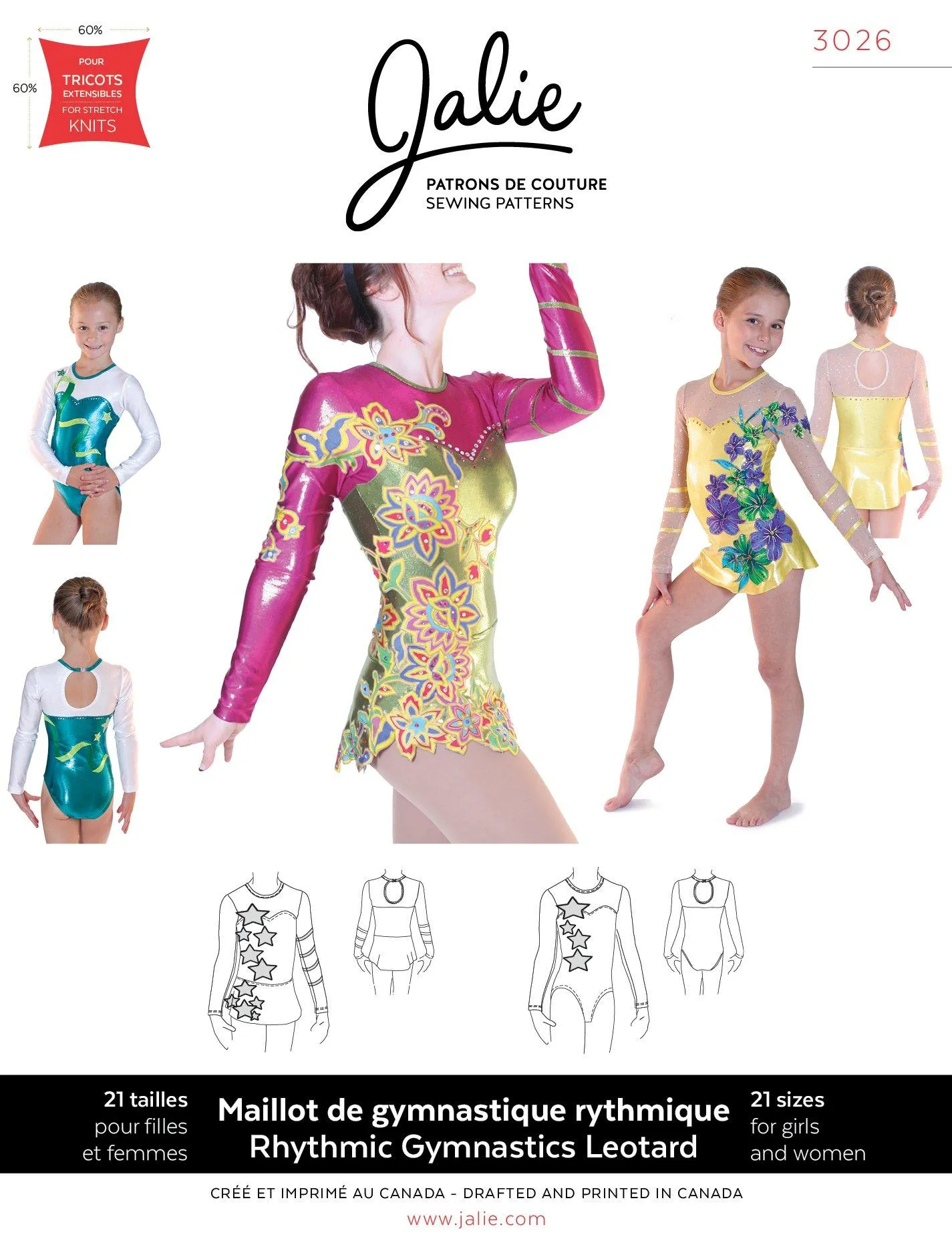 3026 // Rhythmic Gymnastics Leotard