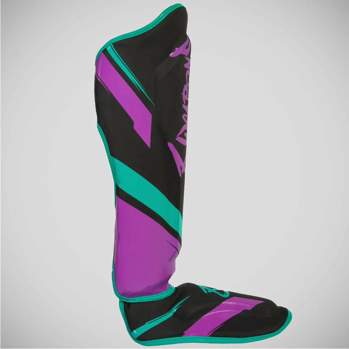 8 Weapons Shift Cyber Shin Guards Black/Pink/Green