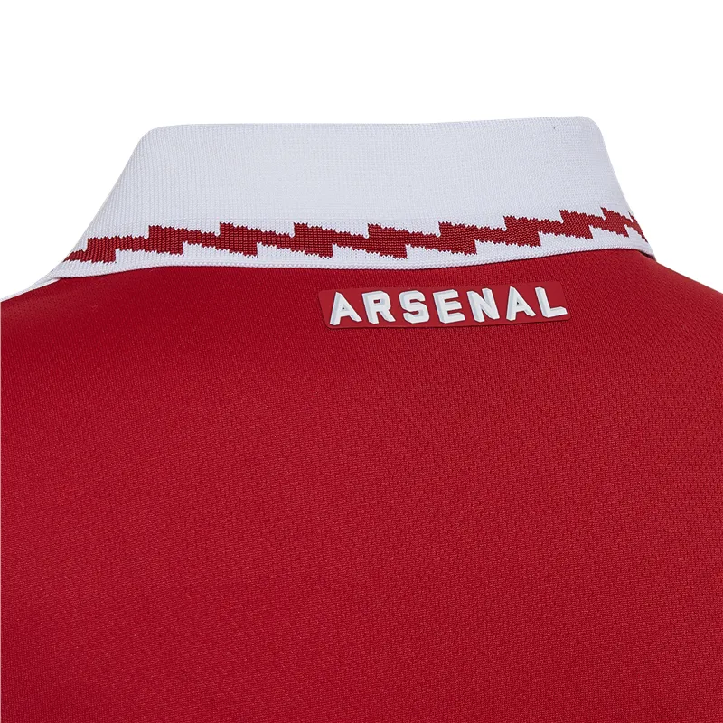 adidas Arsenal FC Official 2022/23 Short Sleeve Home Jersey - Youth - Scarlet/White