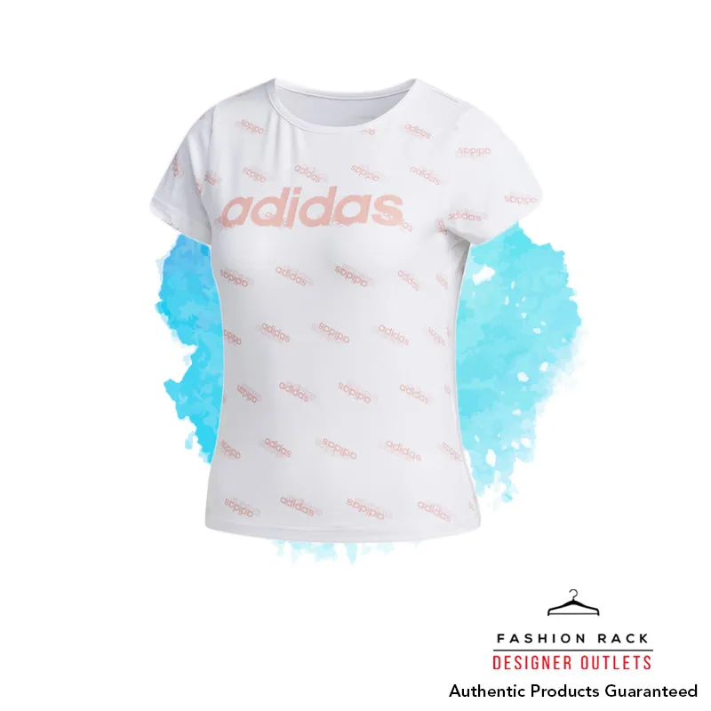 Adidas Favorites Tee White / Glow Pink