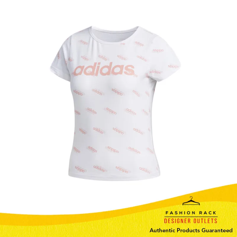 Adidas Favorites Tee White / Glow Pink