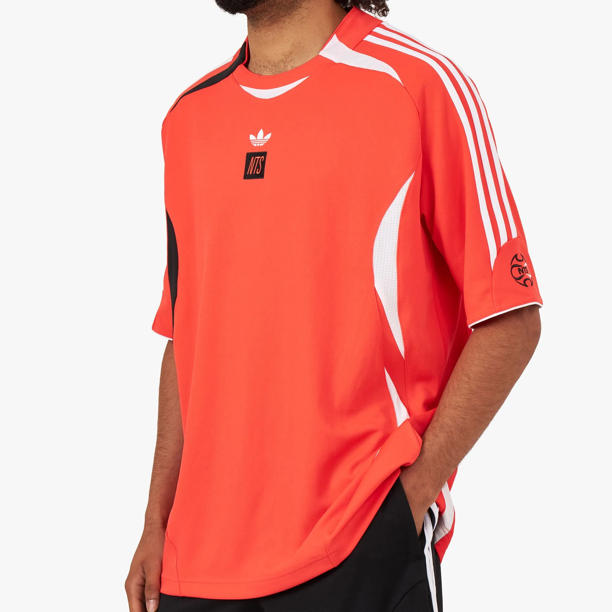 adidas Originals x NTS Radio Jersey Solar Red / Black - White