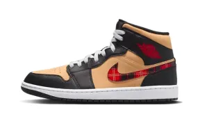 Air Jordan 1 Mid SE Tartan Swoosh