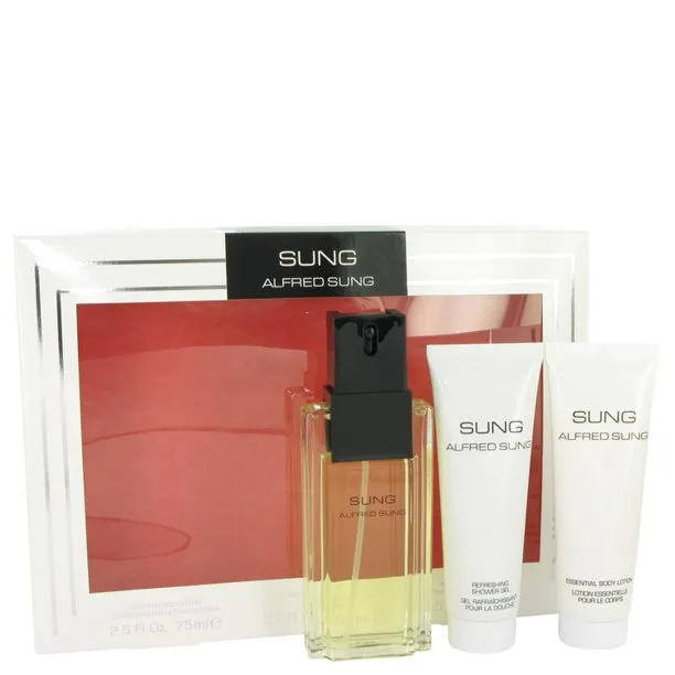 Alfred Sung Sung 3.4 Oz Edt 3-piece Gift Set For Women Perfume