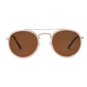 All Aboard Pearl/Brown Sunglasses