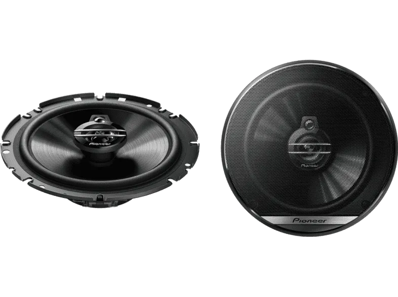 Altavoces coche - Pioneer TS-G1730F, 17 cm, 300W, 3 vías, 90 db, Negro