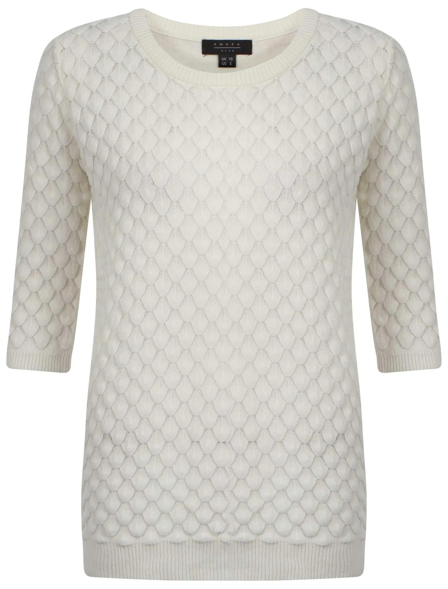 Amara Reya Petal white jumper