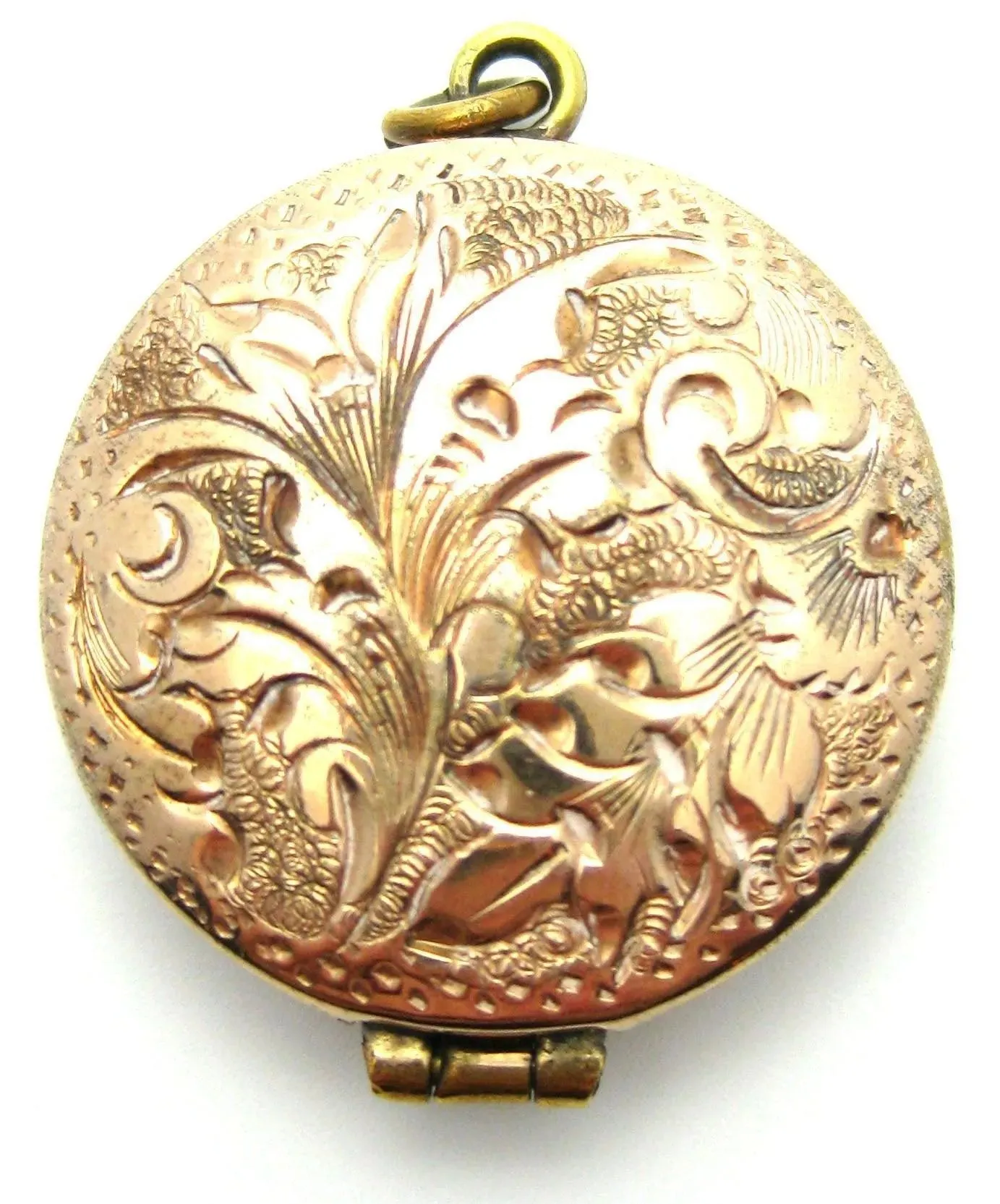 Antique Victorian Gold Filled Locket Necklace