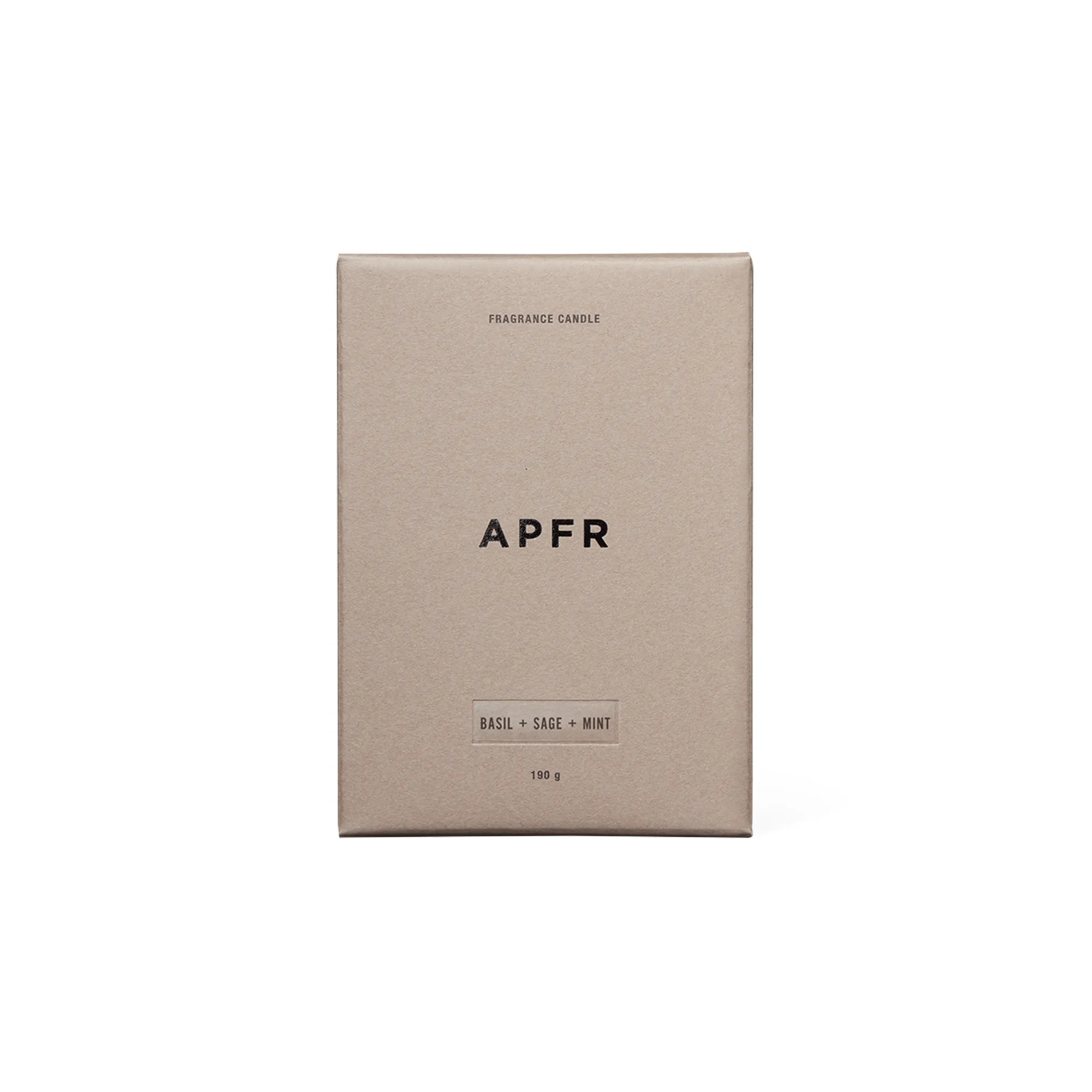 APFR Fragrance Candle "Basil   Sage   Mint"