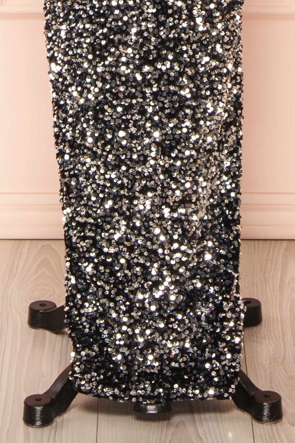 Arianna Silver | Sequins Mermaid Maxi Dress