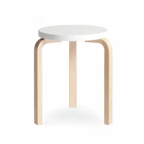 Artek Aalto Stacking Stool 60 - White