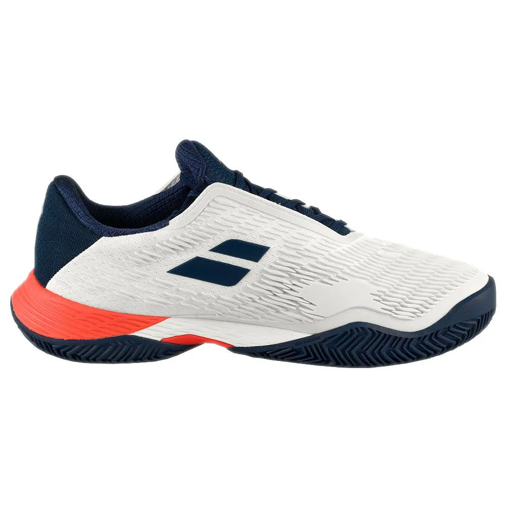 Babolat Men's Propulse Fury 3 - Clay - White/Estate Blue