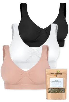 Bamboo Pull On Sleep Bra   Restful Slumber Tea Set