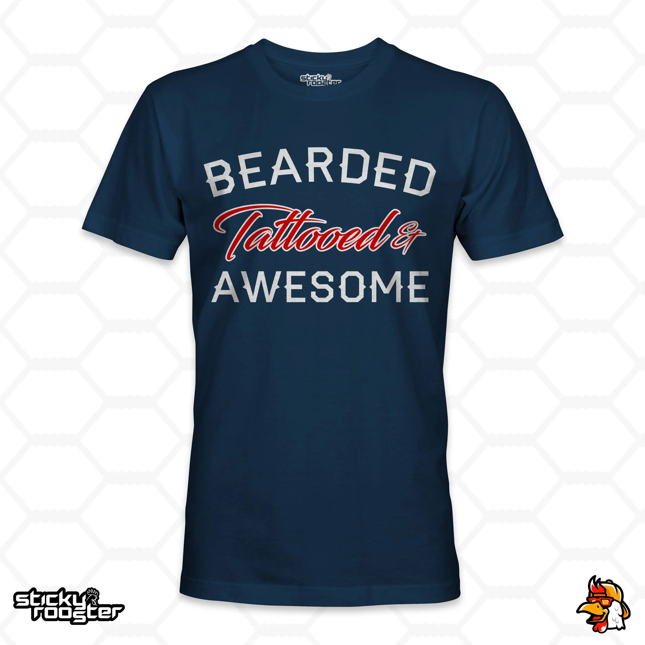 Bearded Tattooed and Awesome shirt