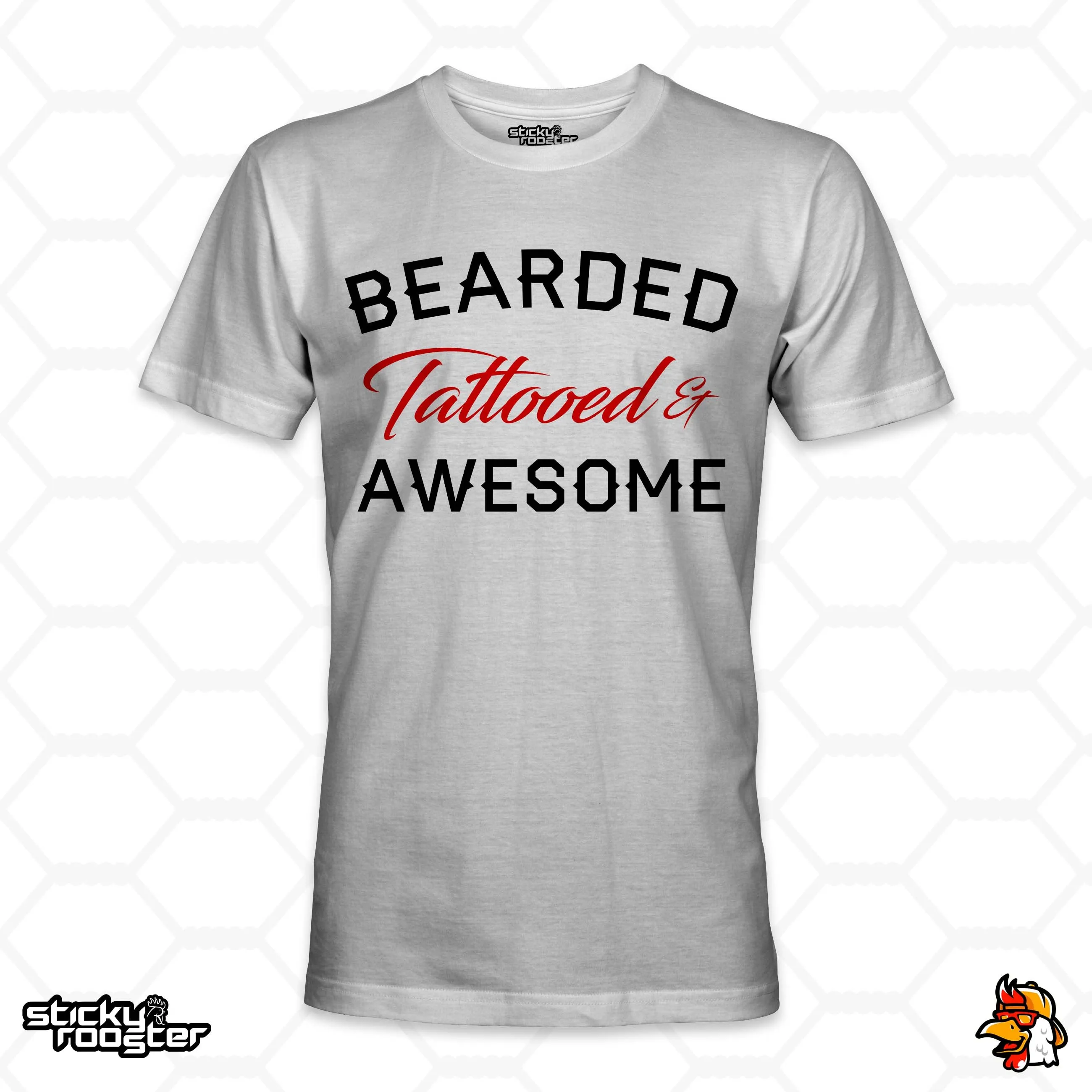 Bearded Tattooed and Awesome shirt