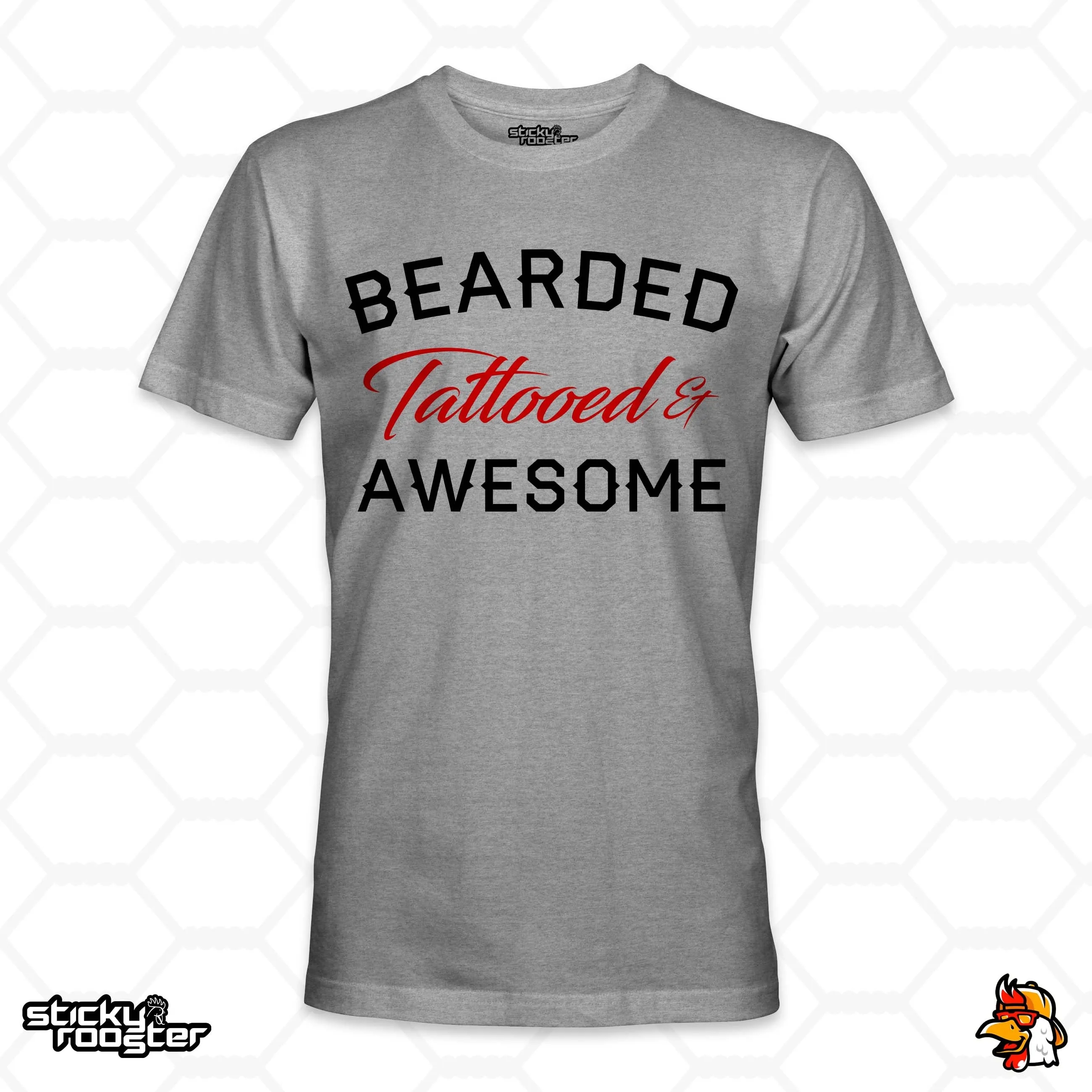 Bearded Tattooed and Awesome shirt