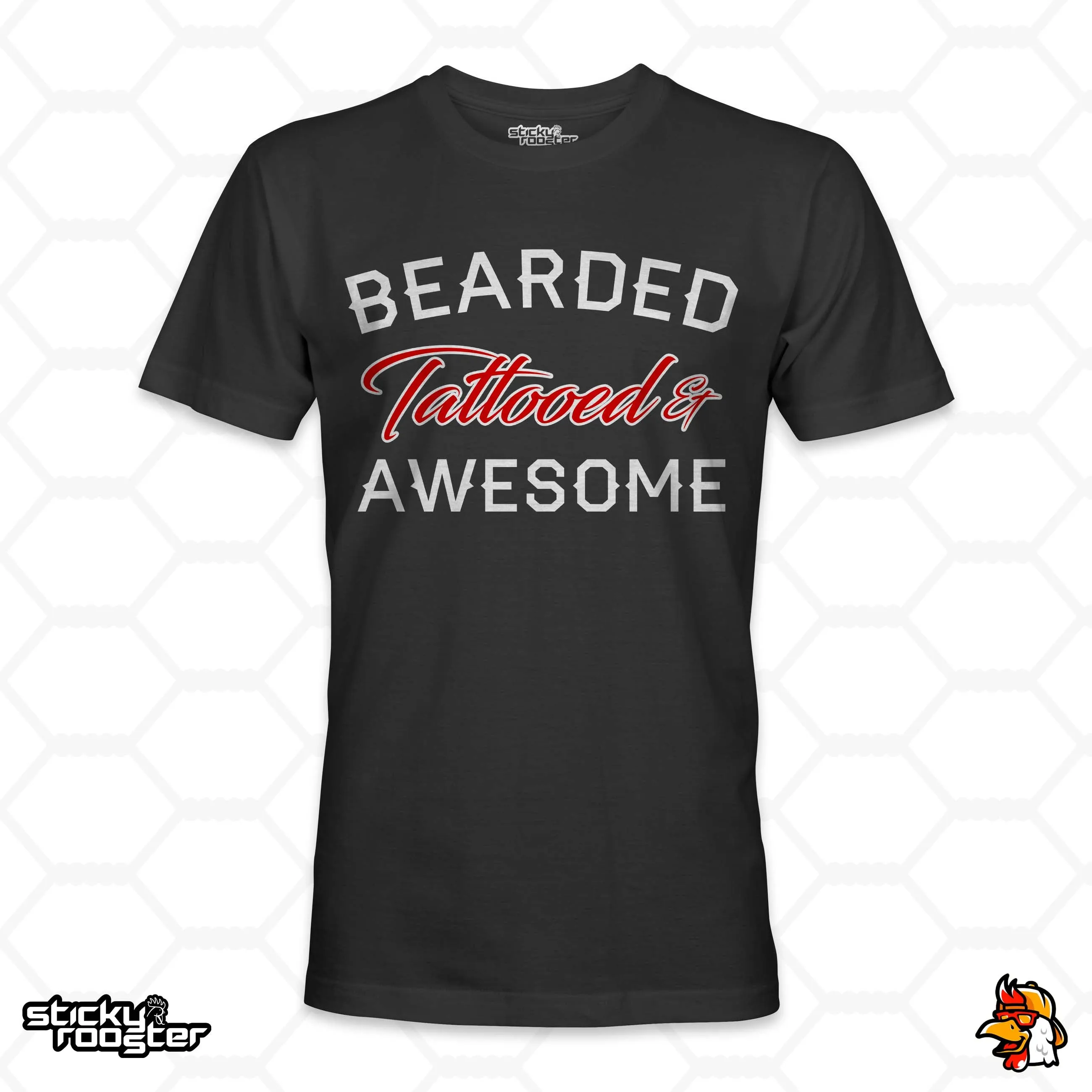 Bearded Tattooed and Awesome shirt