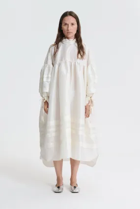 BEATE | SHIRT DRESS FAILLE | IVORY