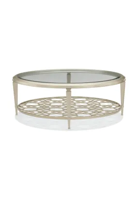 Bevelled Glass Coffee Table | Caracole Social Gathering