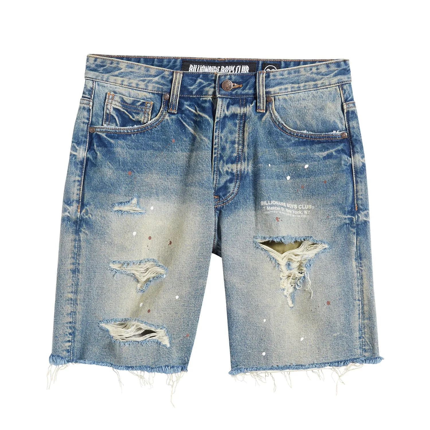 Billionaire Boys Club BB Cadet Jean Shorts Washed Denim 841-3107-EVO