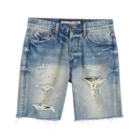 Billionaire Boys Club BB Cadet Jean Shorts Washed Denim 841-3107-EVO