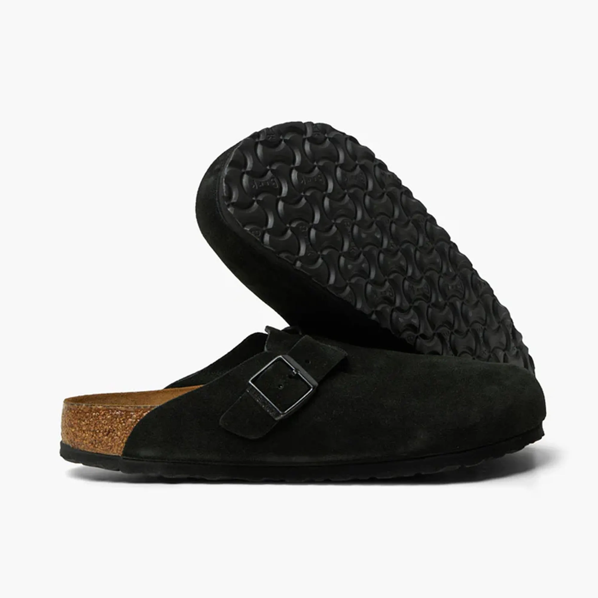 Birkenstock Boston Suede / Black