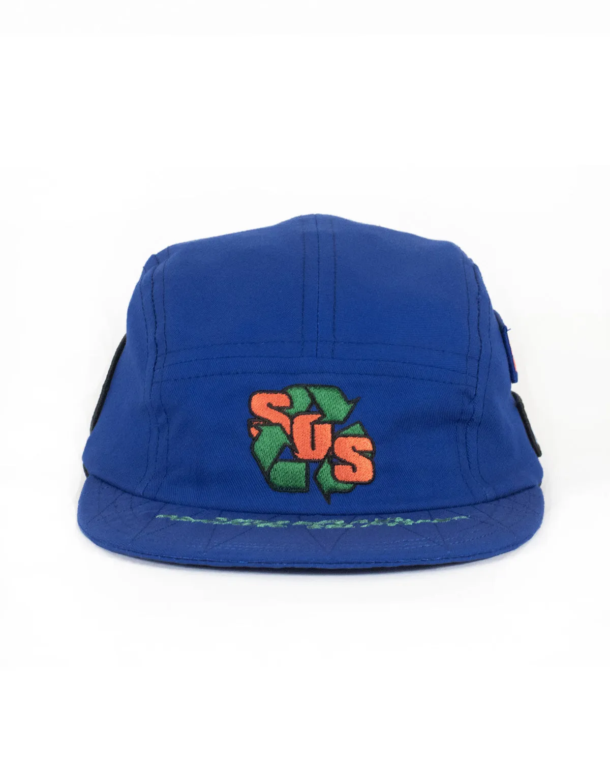 Brain Dead x Peter Sutherland Organic Solutions Long Brim Sport Hat - Royal Blue