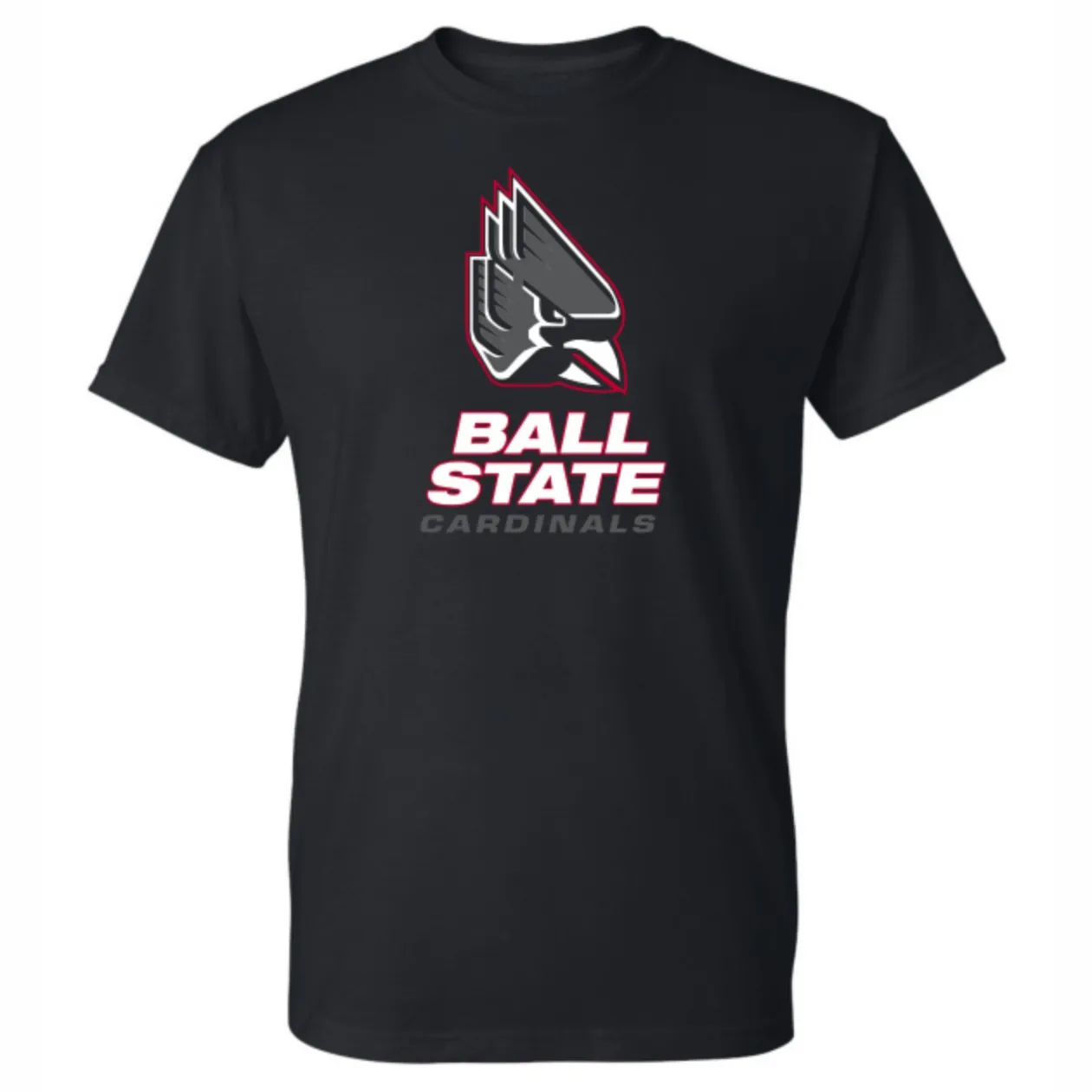 BSU Cardinals Greyscale Logo T-Shirt