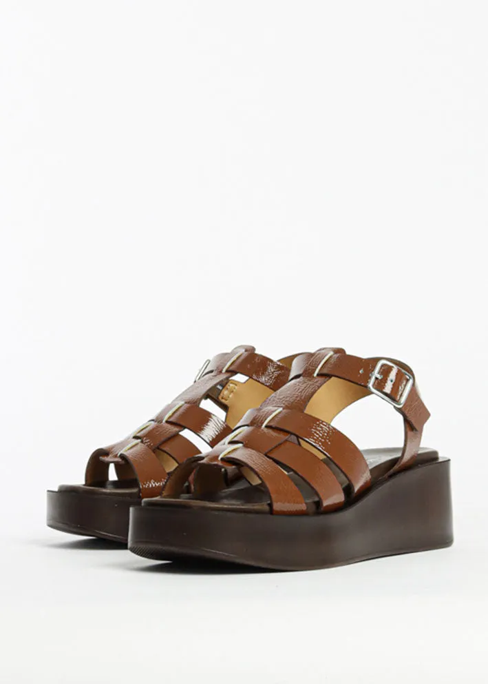 Bukela Maya Naplak Sandaler - Dark Cognac