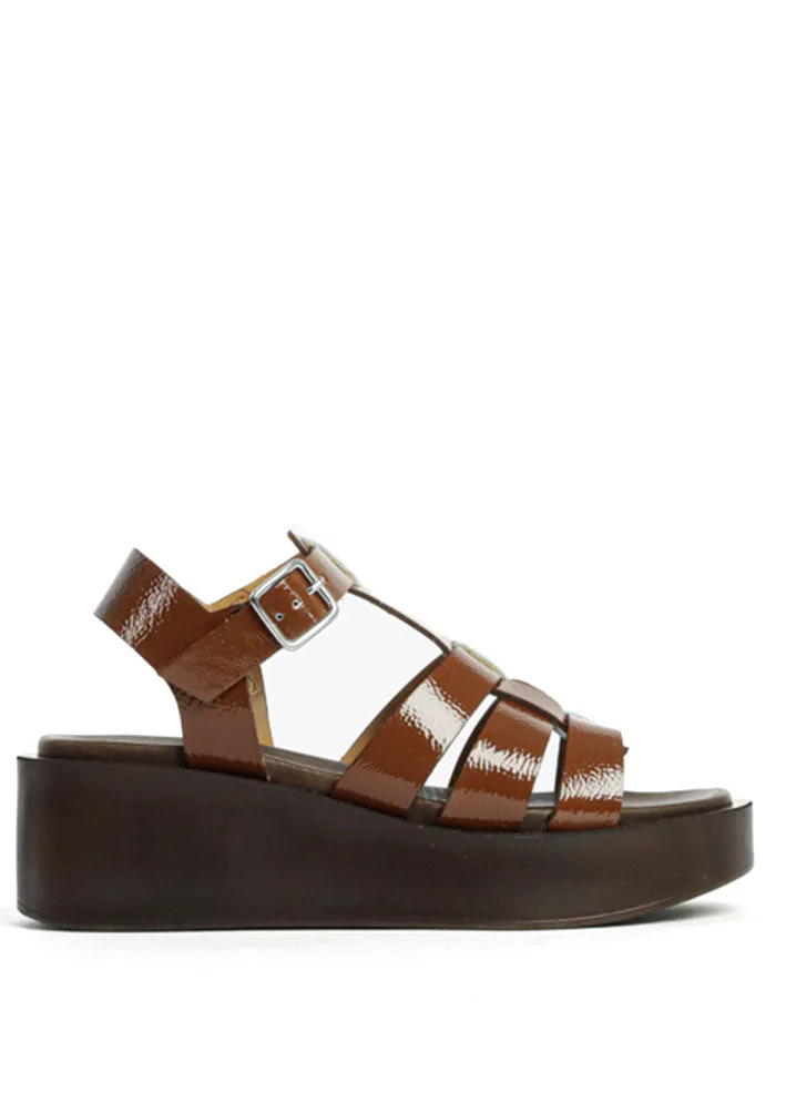 Bukela Maya Naplak Sandaler - Dark Cognac