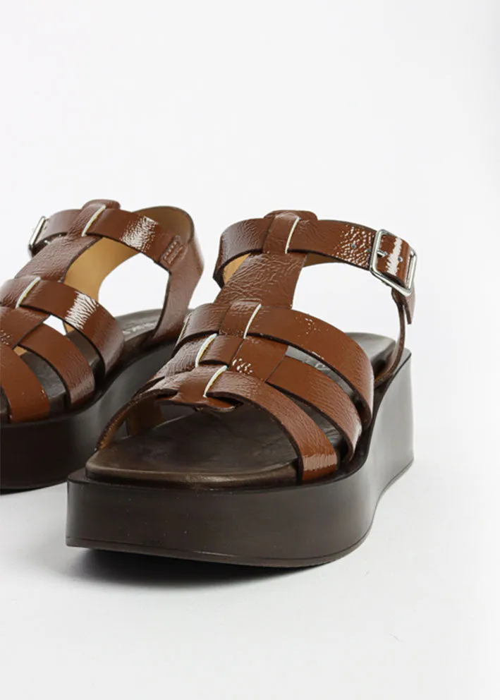 Bukela Maya Naplak Sandaler - Dark Cognac