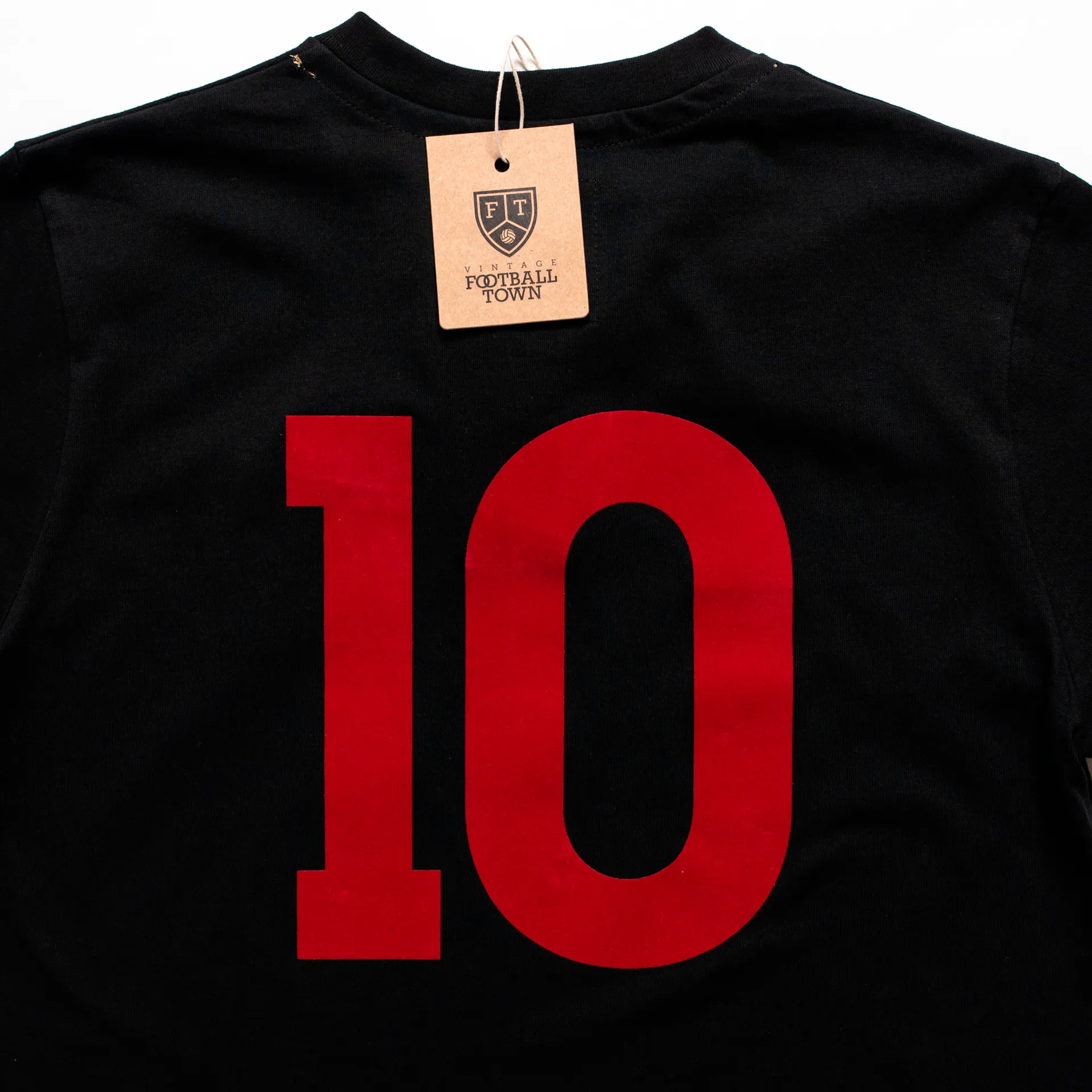 Canada Soccer-Inspired Retro with Laces Long Sleeve Shirt (Black)