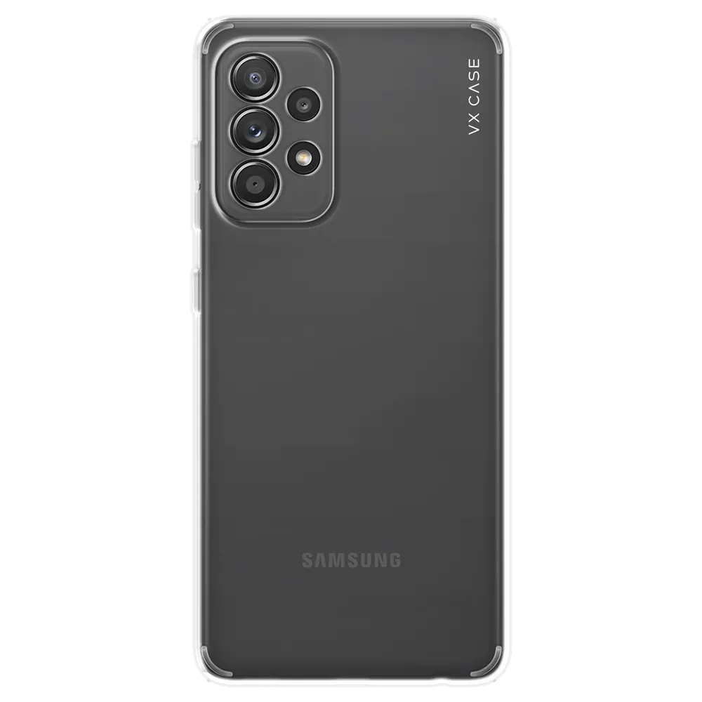 Capa de Silicone Rígida VX Case para Galaxy A53 5G - Transparente