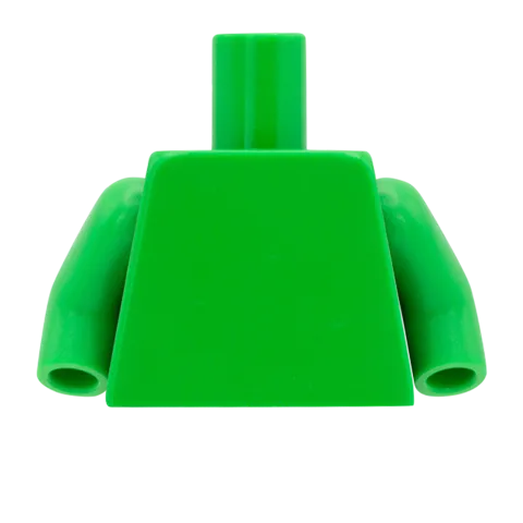 Cardigan over Leafy Top - Custom Design Minifigure Torso