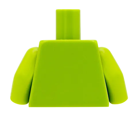 Cardigan over Leafy Top - Custom Design Minifigure Torso