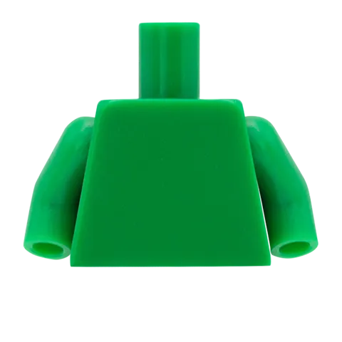 Cardigan over Leafy Top - Custom Design Minifigure Torso