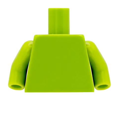 Cardigan over Leafy Top - Custom Design Minifigure Torso