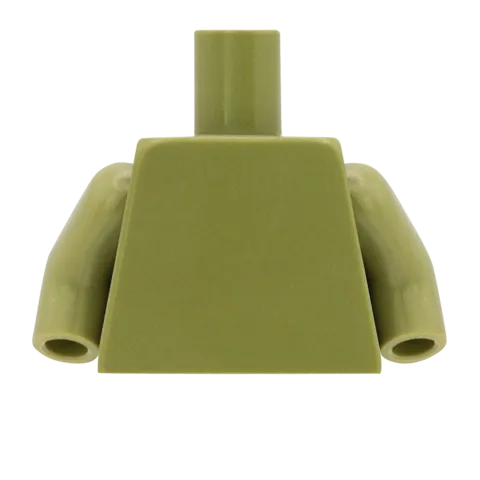 Cardigan over Leafy Top - Custom Design Minifigure Torso