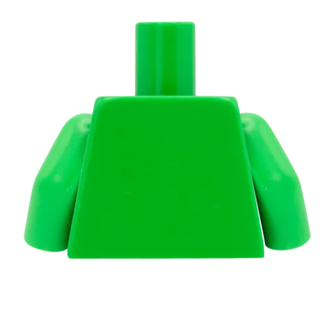 Cardigan over Leafy Top - Custom Design Minifigure Torso