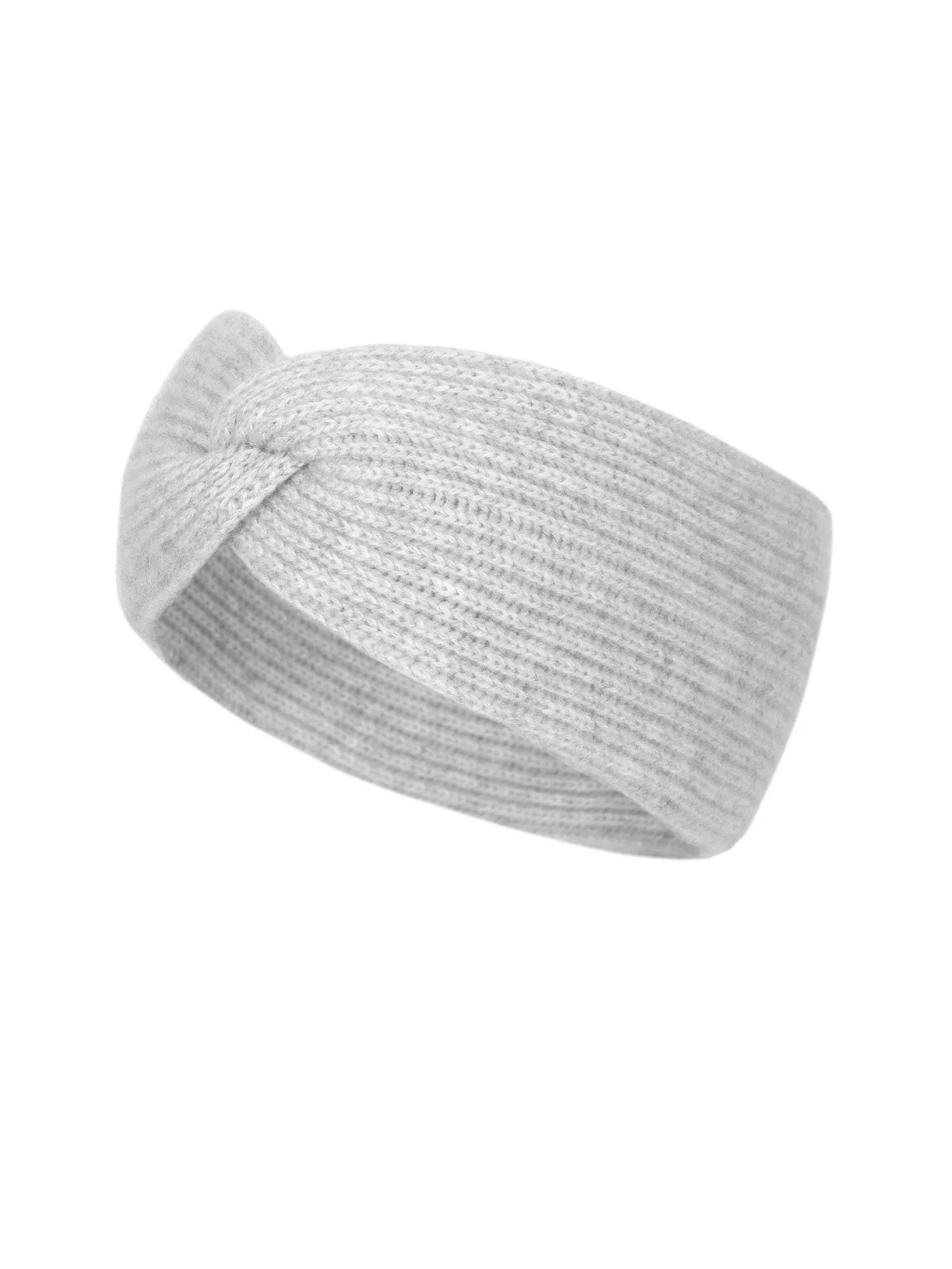 Cashmere head band "Freya" - light grey