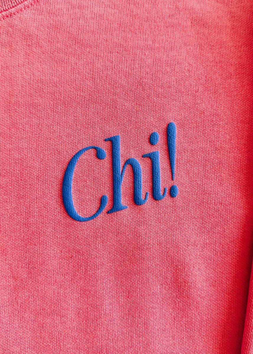 Chicago Forever! Garment-Dyed Sweatshirt - Watermelon