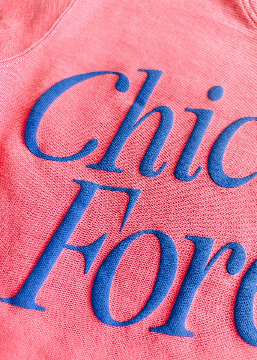 Chicago Forever! Garment-Dyed Sweatshirt - Watermelon