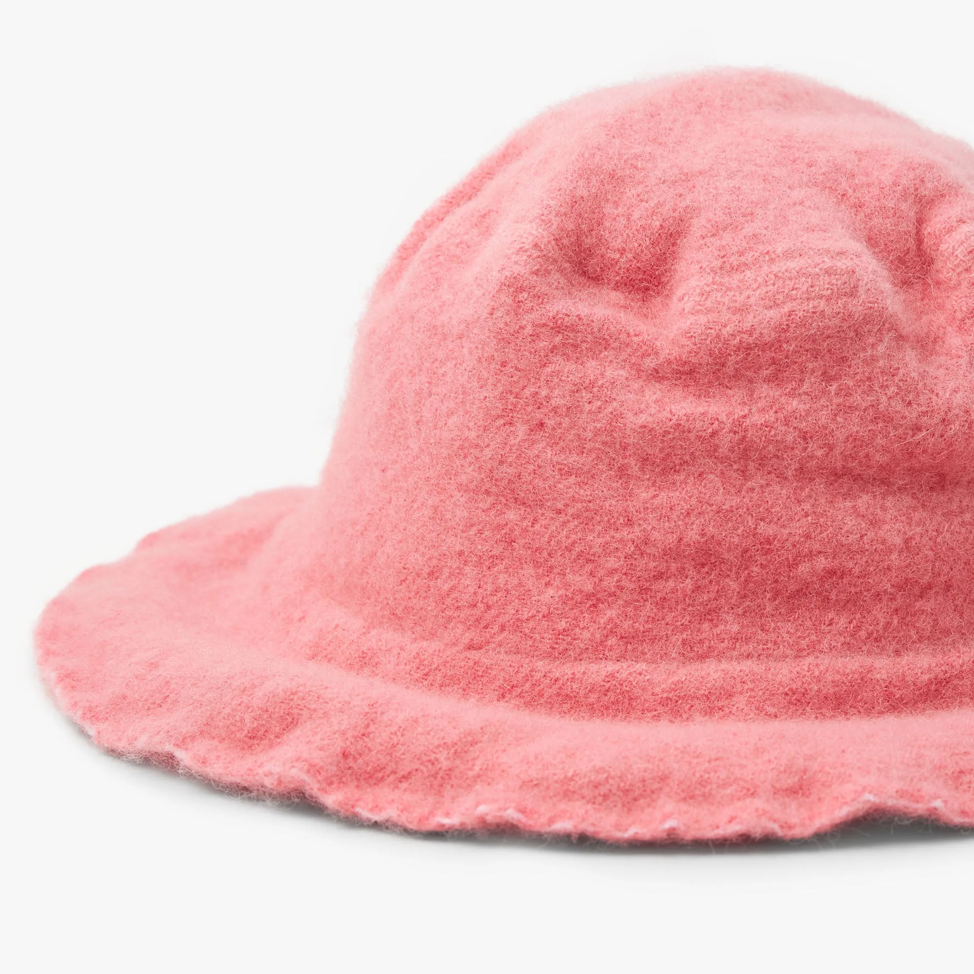 COMME des GARÇONS SHIRT Wool Nylon Bucket Hat / Pink