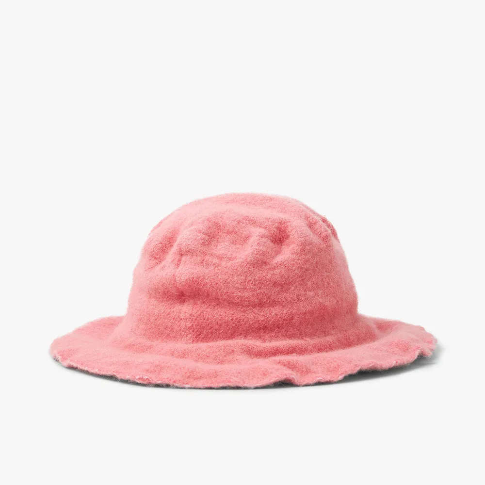 COMME des GARÇONS SHIRT Wool Nylon Bucket Hat / Pink