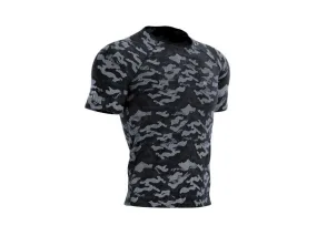 Compressport Men's Training SS Tshirt Camo Premium Black Camo - AM00152B_917