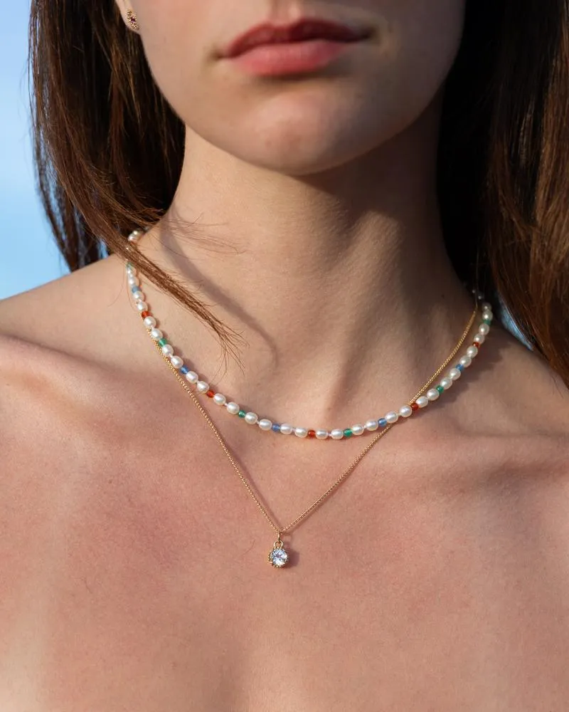 Confetti Pearl Necklace