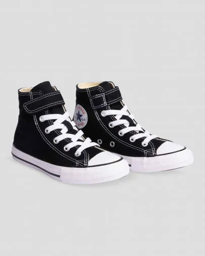 Converse Chuck Taylor All Star Easy On 1V Junior High Top Black - Youth