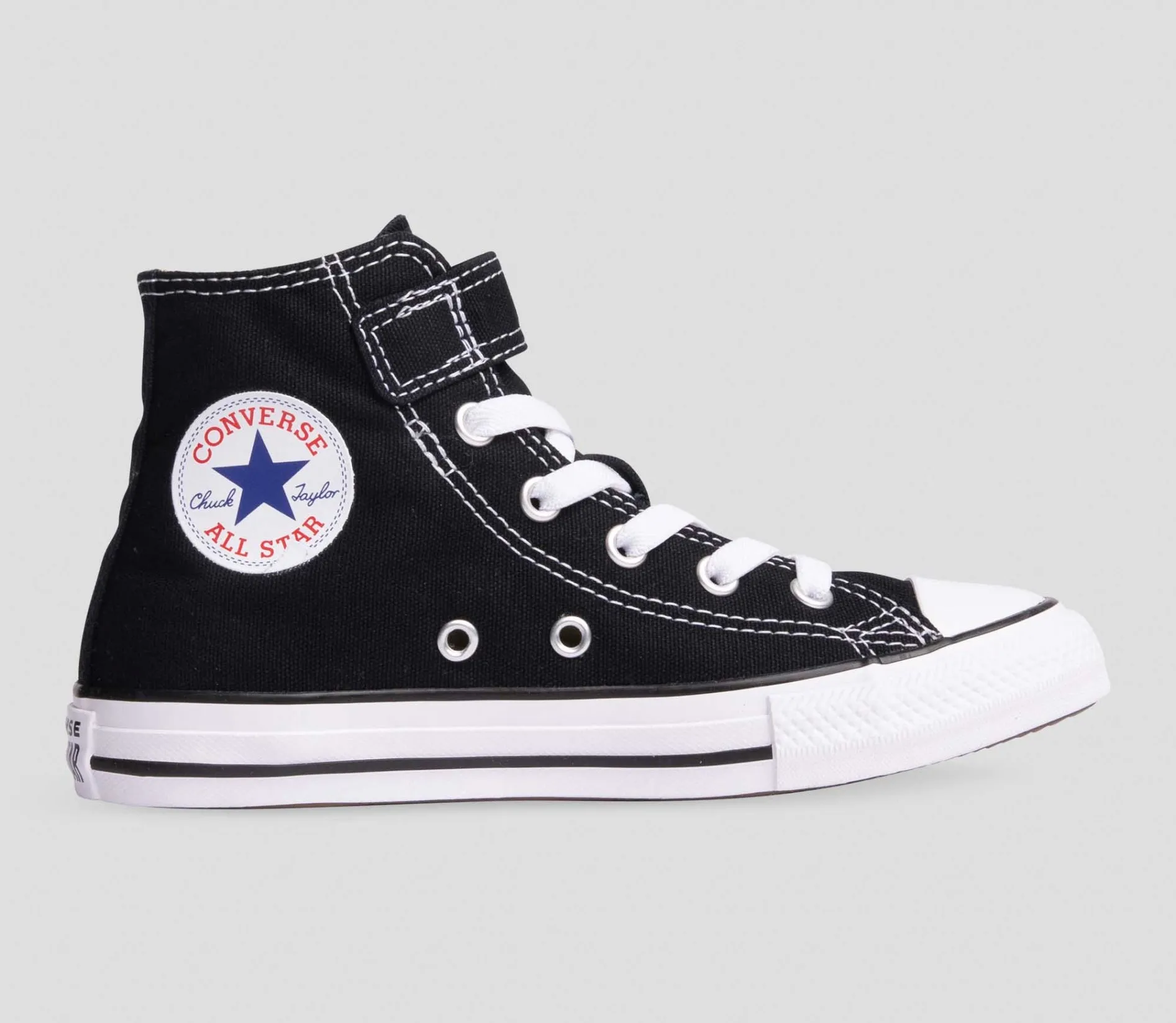 Converse Chuck Taylor All Star Easy On 1V Junior High Top Black - Youth