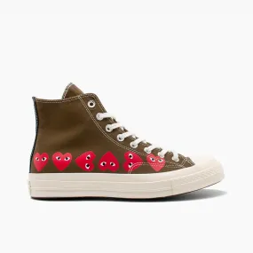 Converse x COMME des GARÇONS PLAY Chuck Taylor Hi / Khaki